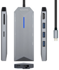 HUB AISENS USB-C DOCK 8 EN 1 USB-C 1xHDMI 1xRJ45 3xUSB 1xPD 1xSD 1xMICR-SD 15CM