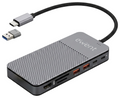 Ewent EW1156 base para portátil y replicador de puertos Alámbrico USB 3.2 Gen 1 (3.1 Gen 1) Type-C Aluminio