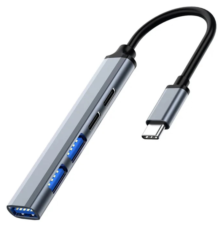 HUB EWENT USB 3.2 GEN TIPO-C GRIS