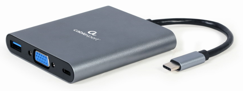 HUB GEMBIRD 6 EN 1 USB C GRIS