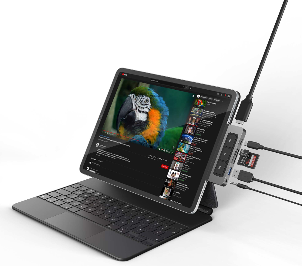 HUB HYPERDRIVE 6 EN 1 USB-C iPAD PRO/ AIR - detalle