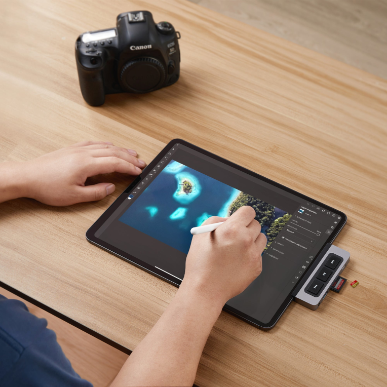 HUB HYPERDRIVE 6 EN 1 USB-C iPAD PRO/ AIR - detalle