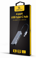 HUB USB GEMBIRD TIPO C DE 4 PUERTOS 1 X USB 3.1 Y 3 X USB 2.0