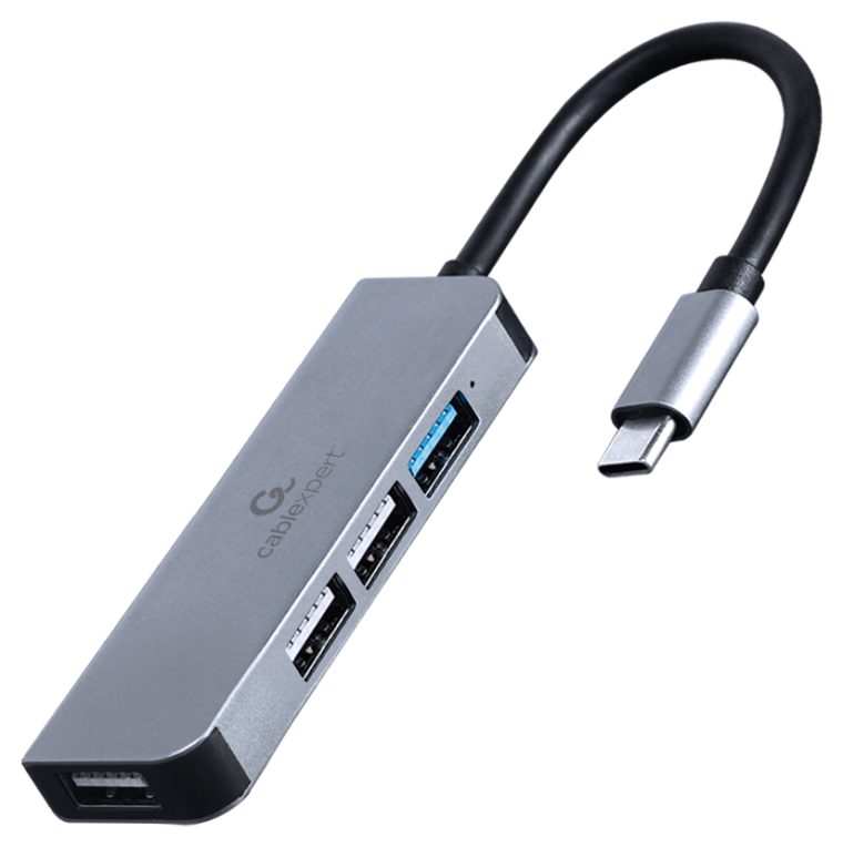 HUB USB GEMBIRD TIPO C DE 4 PUERTOS 1 X USB 3.1 Y 3 X USB 2.0 - detalle