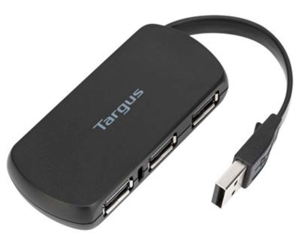 HUB USB TARGUS 4 PUERTOS USB NEGRO