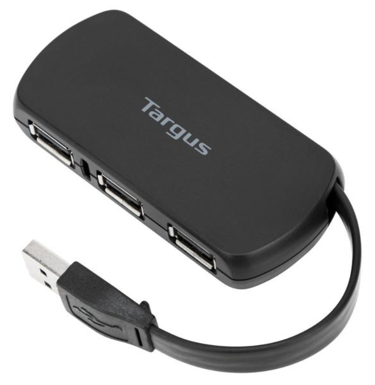 HUB USB TARGUS 4 PUERTOS USB NEGRO - detalle