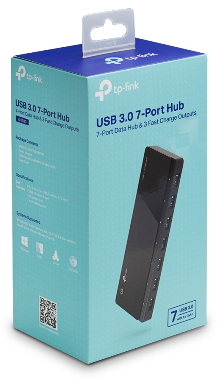 HUB USB TP-LINK UH700 7 PUERTOS 3.0 - detalle