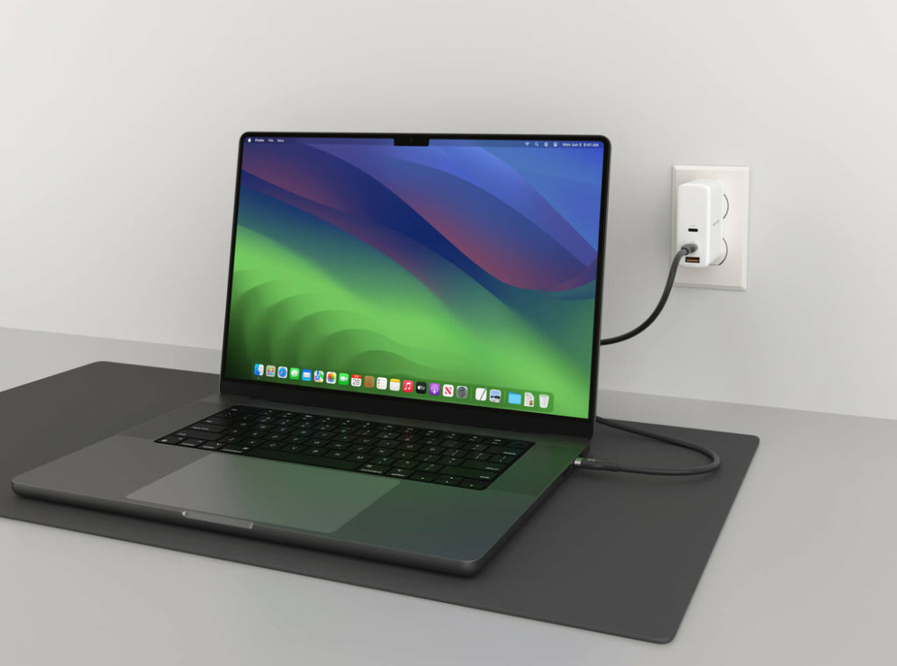 HYPER 2M SILICONE 240W USB-C CHARGING CABLE - BLACK - detalle