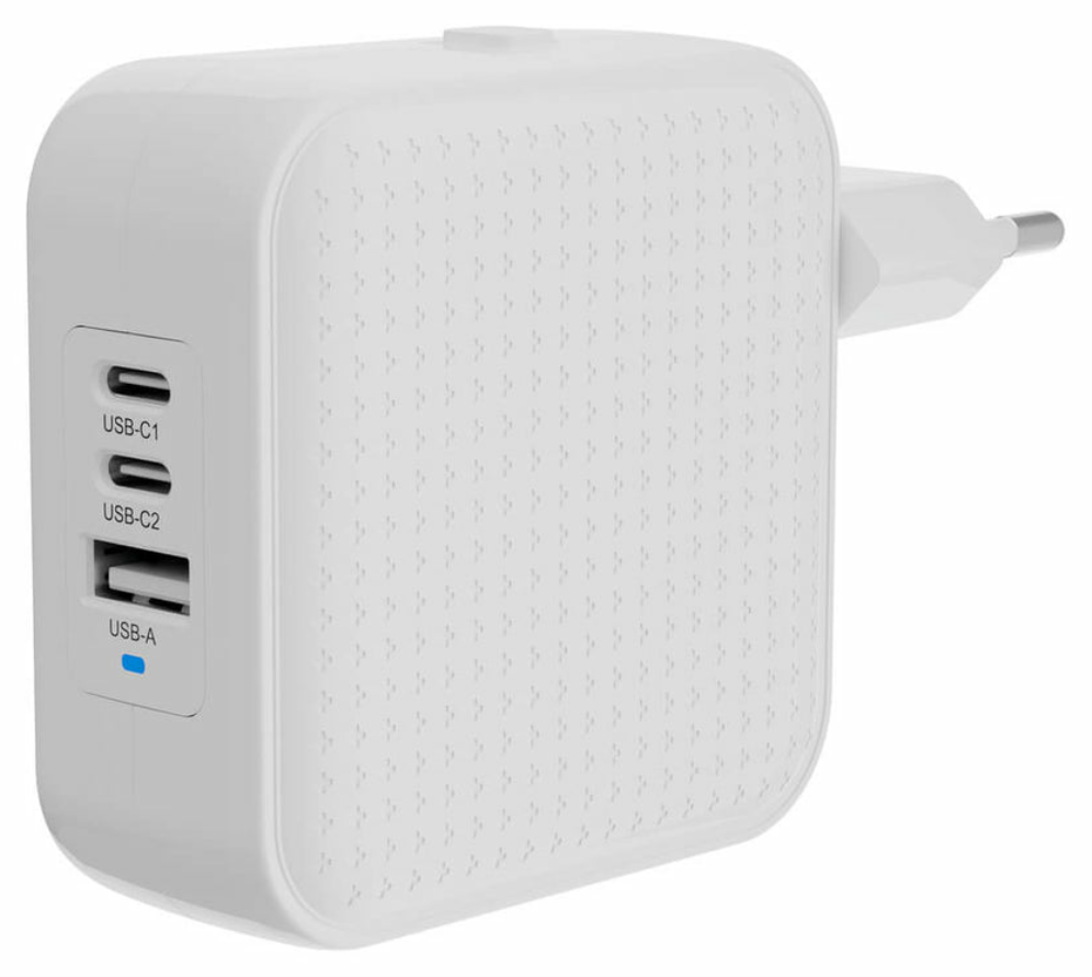 HYPER 70W USB-C GAN TRAVEL CHARGER (3C+1A) - WHITE - detalle