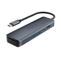HYPER HD4003GL USB 3.2 Gen 1 (3.1 Gen 1) Type-C 10000 Mbit/s Azul. Gris
