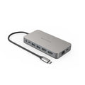 HYPER HDM1H base para portátil y replicador de puertos USB 3.2 Gen 1 (3.1 Gen 1) Type-C Acero inoxidable