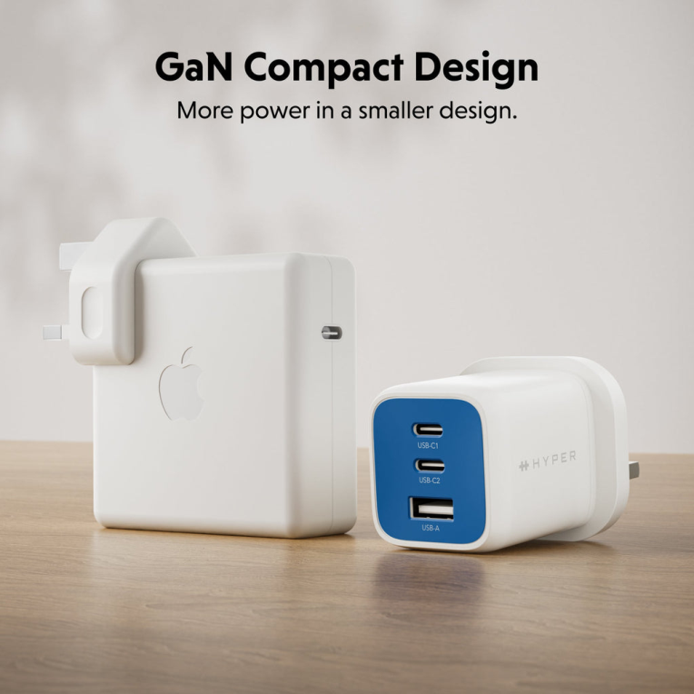HYPER JUICE FLEX 65W GAN CHARGER - BLUE - detalle