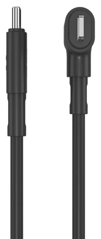 HYPER SILICONE USB-C TO USB-C AND LIGHTNING HYBRID 60W CABLE - BLACK - detalle