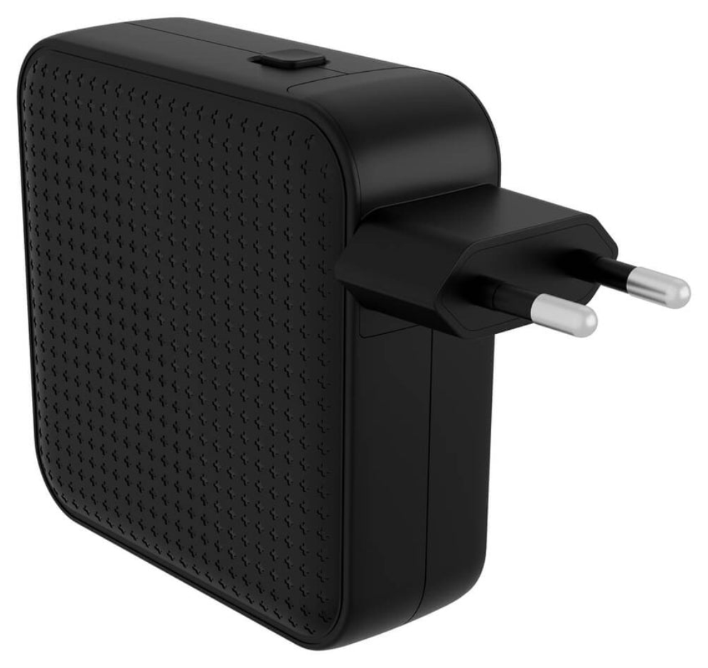HYPERA HYPERJUICE 100W USB-C GAN TRAVEL CHARGER (3C+1A) BLACK - detalle
