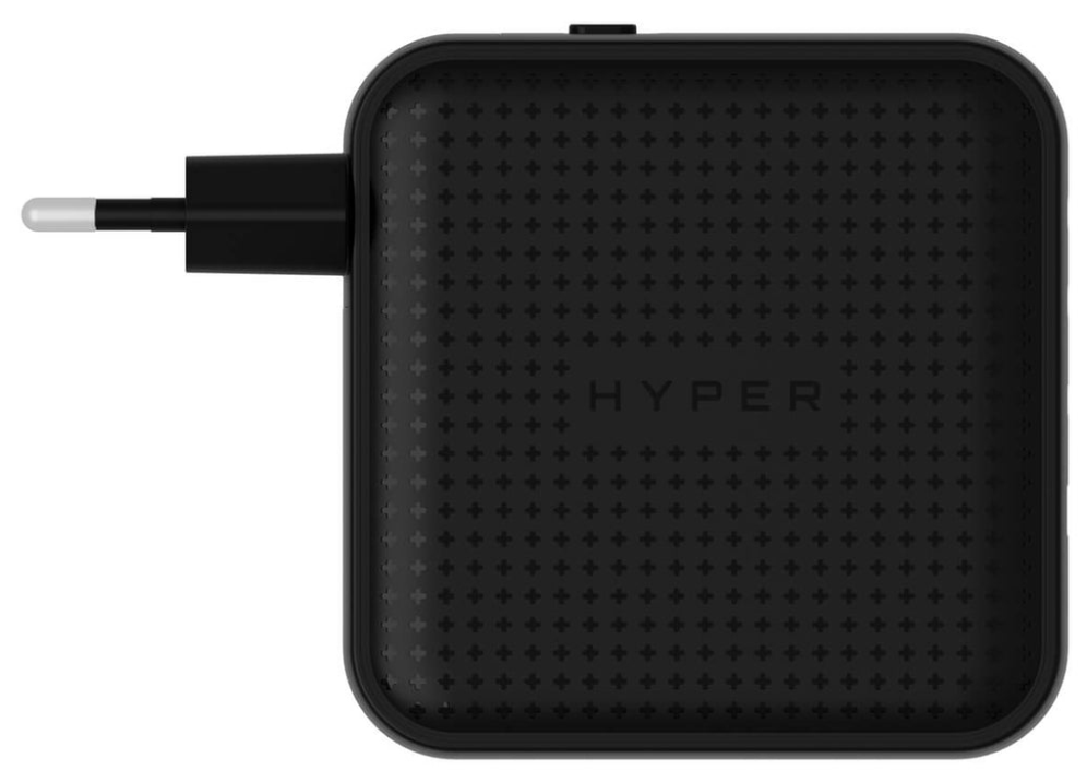 HYPERA HYPERJUICE 100W USB-C GAN TRAVEL CHARGER (3C+1A) BLACK - detalle