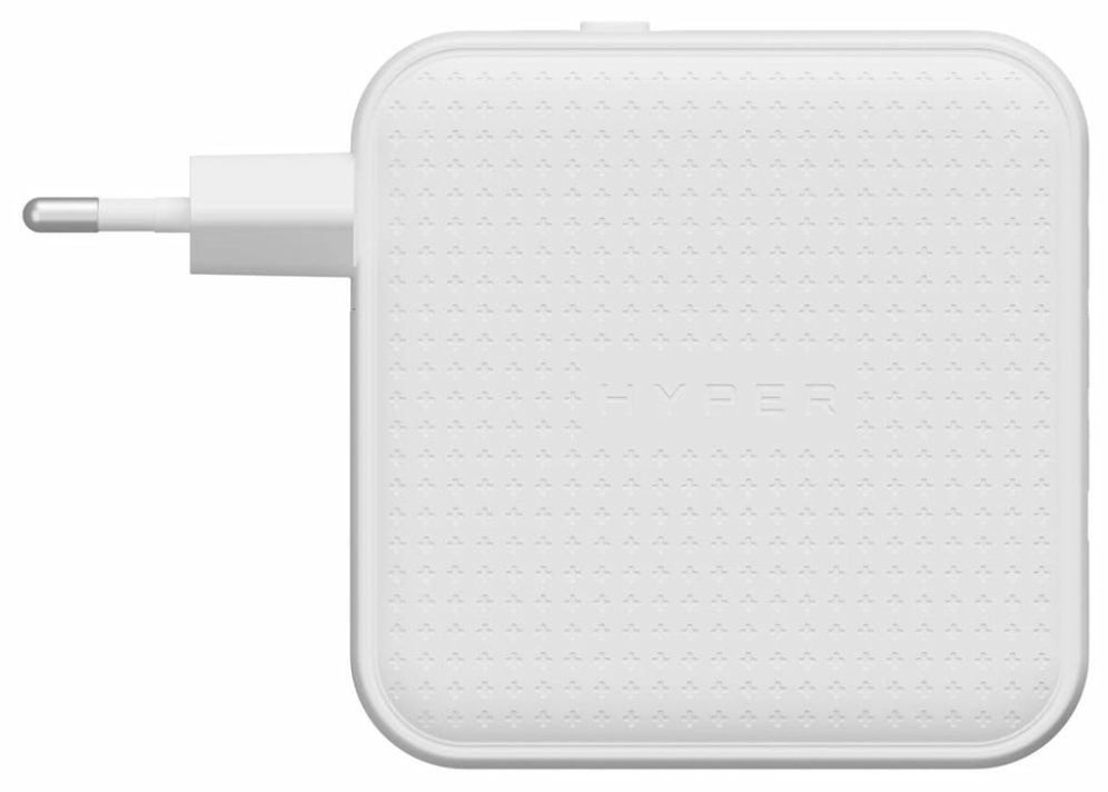 HYPERA HYPERJUICEA 100W USB-C GAN TRAVEL CHARGER (3C+1A) WHITE - detalle