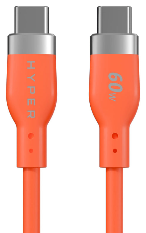 Targus HyperJuice Flex cable USB USB 2.0 1.5 m USB C 0.48 Gbit/s 60 W Naranja