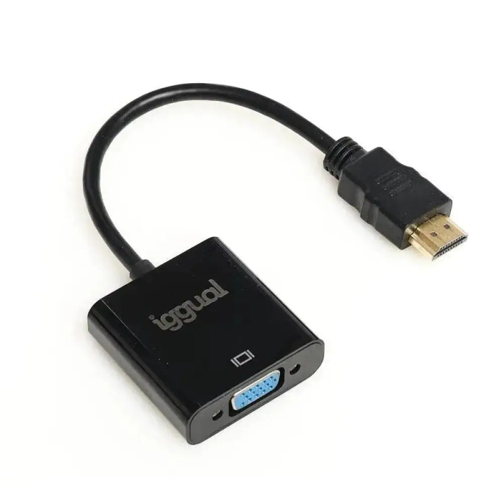 iggual Adaptador HDMI a VGA + audio (3.5 mm) - detalle