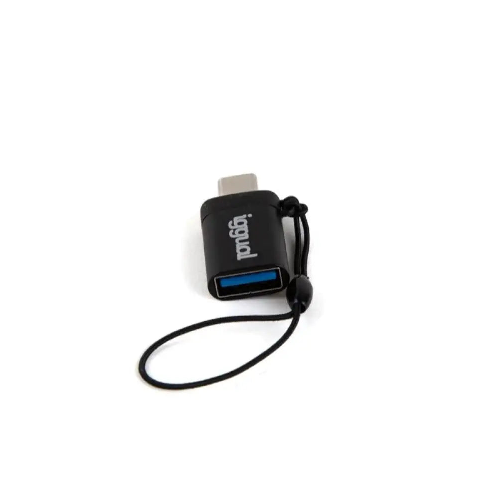 iggual Adaptador USB OTG tipo C a USB-A 3.1 negro - detalle