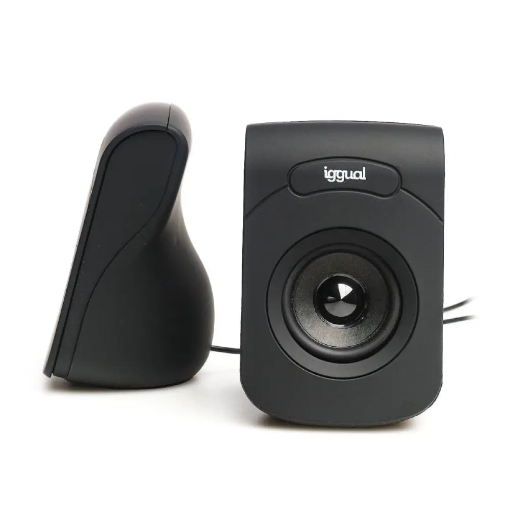 iggual Altavoces 2.0 6W mini-jack + USB - detalle