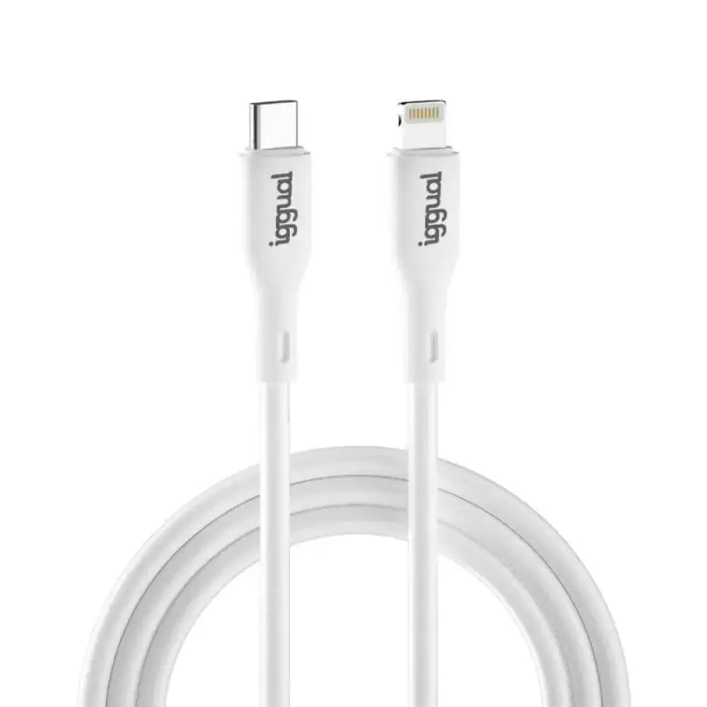 iggual cable USB-C/Lightning 100 cm blanco Q3.0 3A