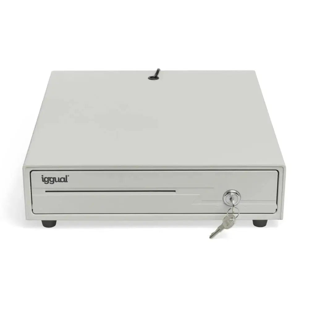 iggual Cajón portamonedas IRON-10W 38cm 4+6 blanco - detalle