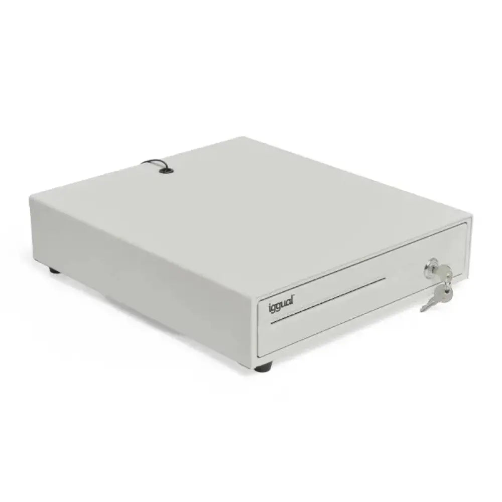 iggual Cajón portamonedas IRON-10W 38cm 4+6 blanco