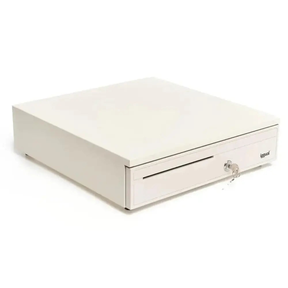 iggual Cajón portamonedas IRON-30W 42cm 5+5 blanco - detalle