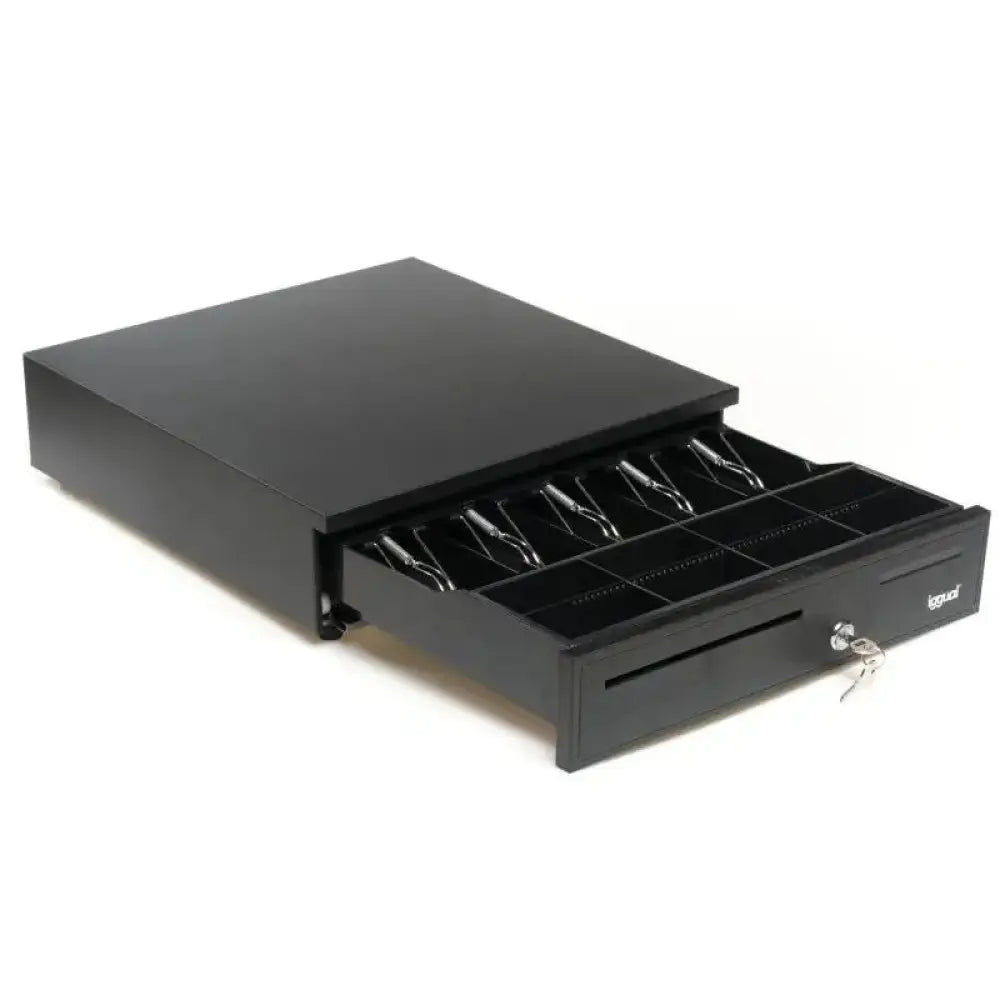 iggual Cajón Portamonedas IRON-50 42cm 5+8 negro - detalle