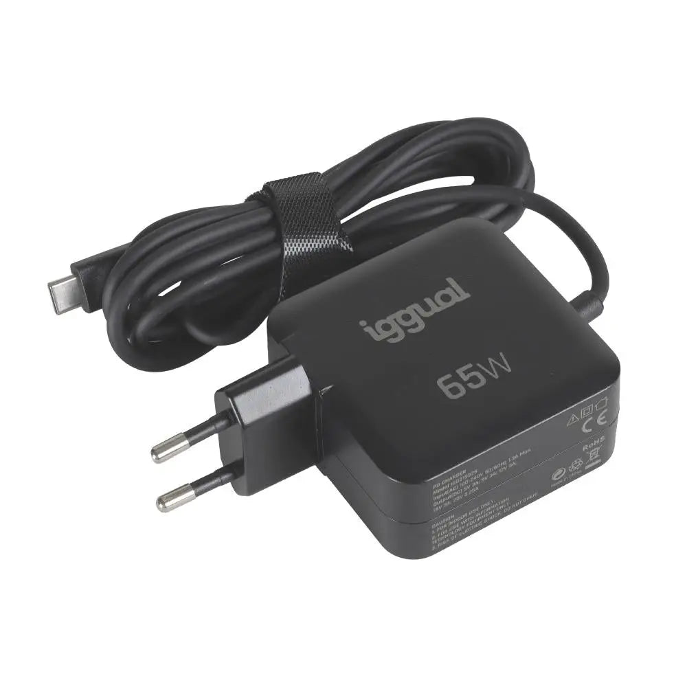 iggual Cargador portátil y móvil tipo C PD 65W - detalle