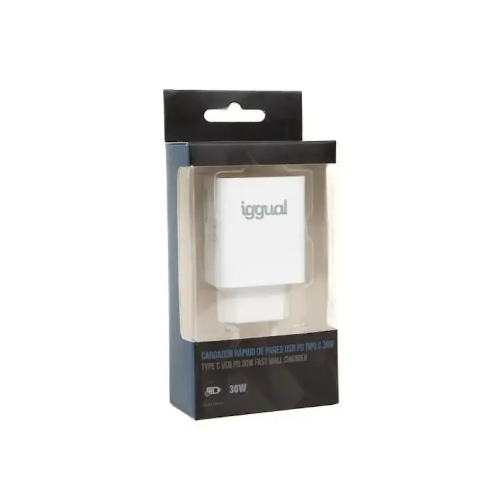iggual Cargador rápido de pared USB PD tipo C 30W - detalle
