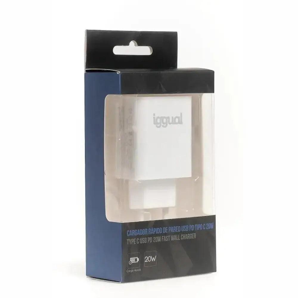 iggual Cargador rápido USB PD tipo C 20W - detalle