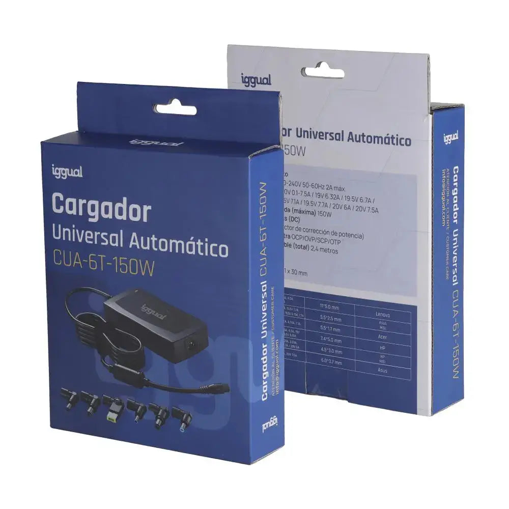 iggual Cargador Universal Automático CUA-6T-150W - detalle