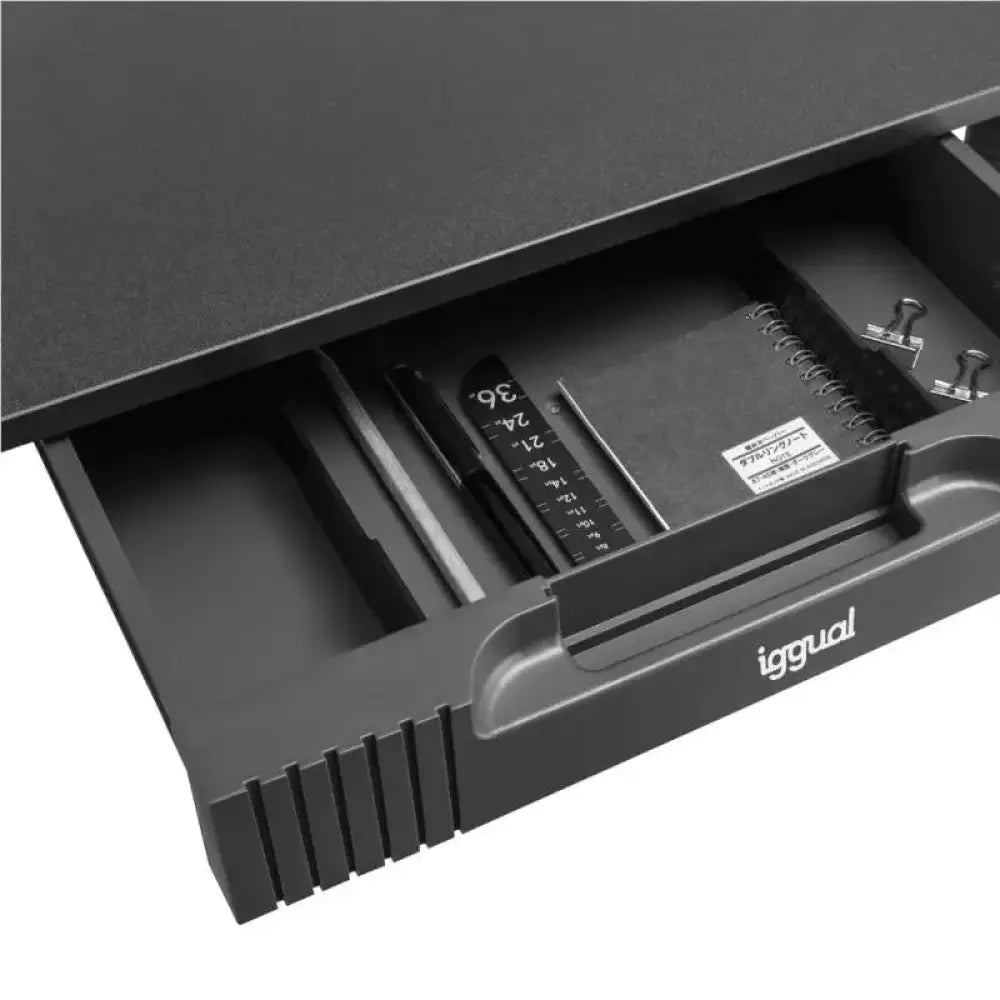 iggual EM1C Elevador monitor 1 cajón negro - detalle