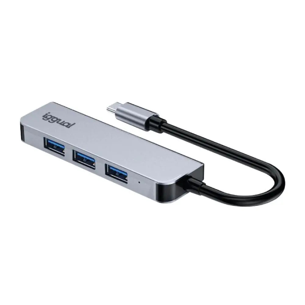 iggual Hub USB 3.0 tipo C x 4 puertos USB-A 3.0 - detalle