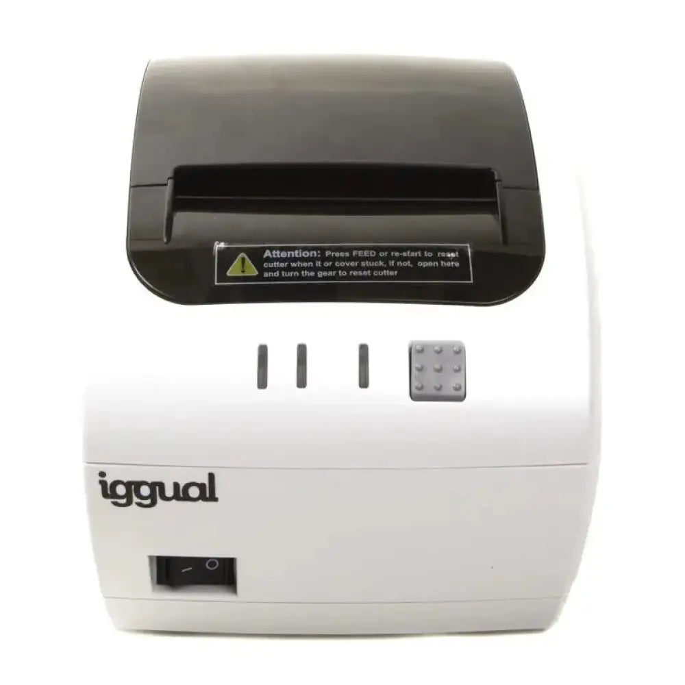iggual Impresora térmica TP EASY 80W USB+RJ11 blan - detalle