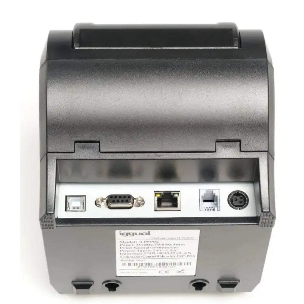iggual Impresora Térmica TP8002 USB+RS232+Ethernet - detalle