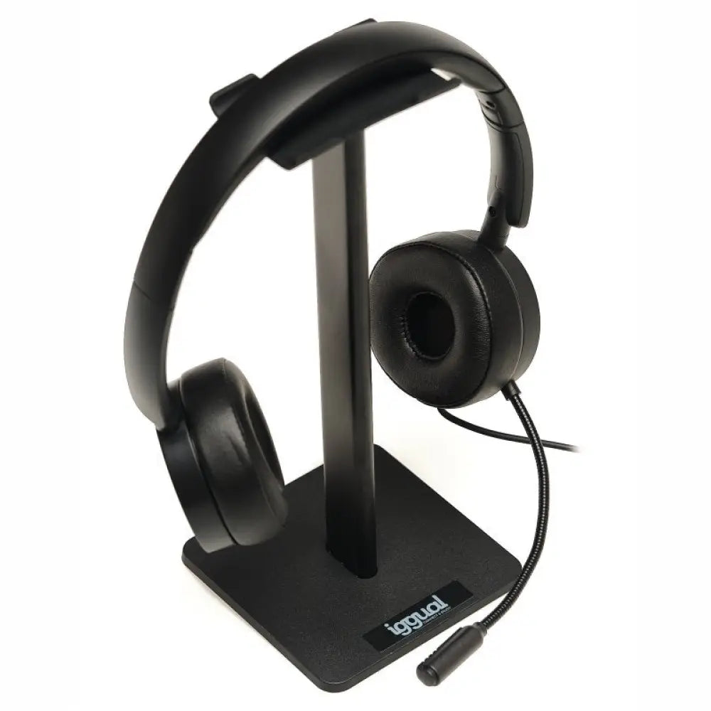 iggual Kit auriculares Dual Tech + soporte SA22 - detalle