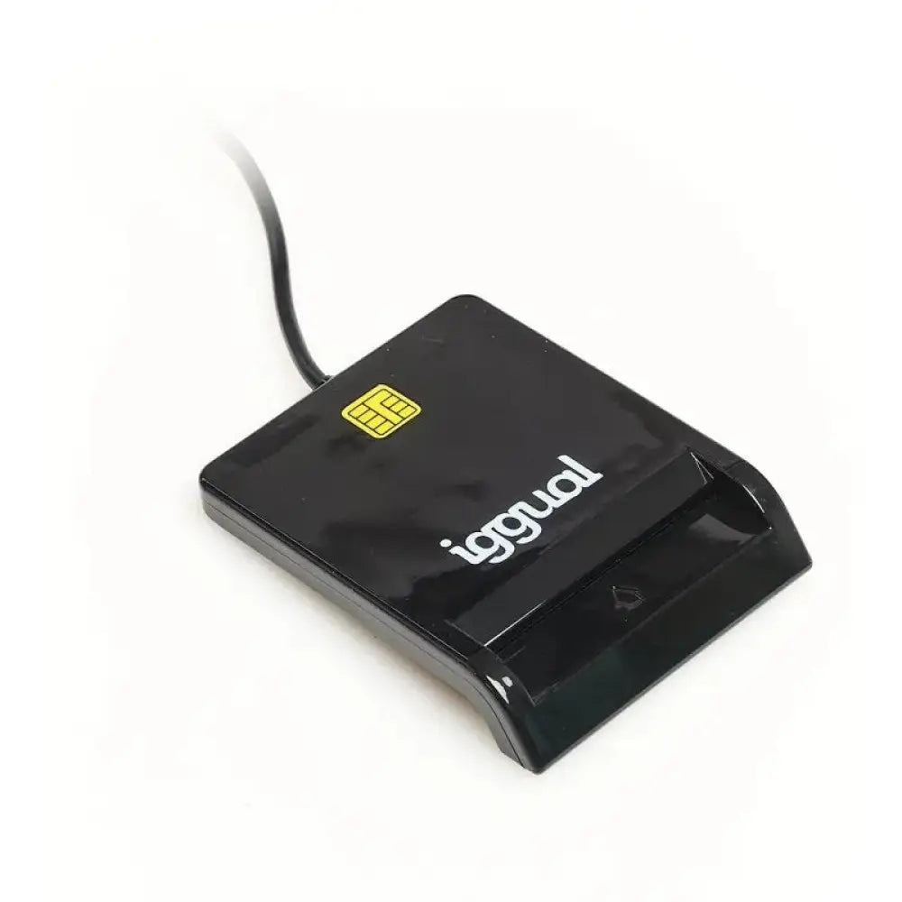 iggual Lector DNI SIP tarjetas ID USB 2.0 negro - detalle