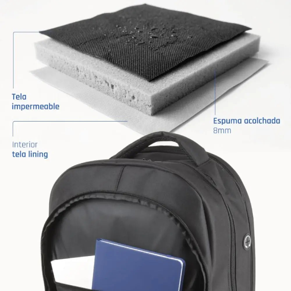 iggual Mochila portátil 15.6"-17" Office Pro Elite - detalle