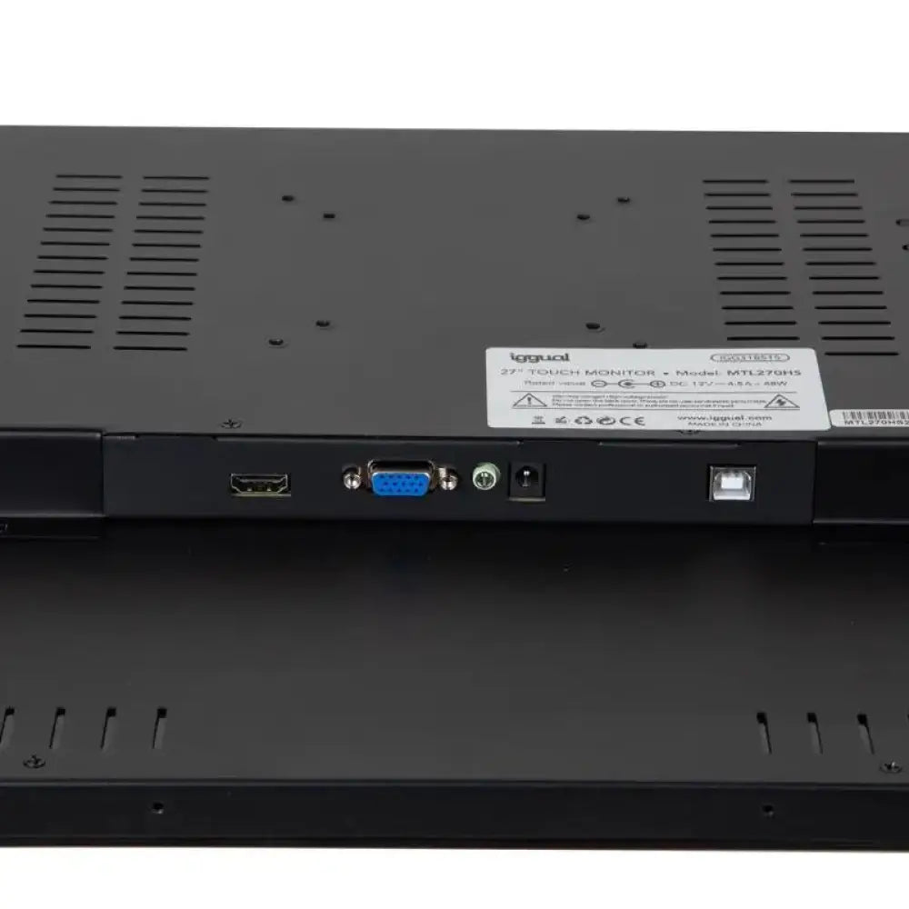 iggual Monitor LED táctil capacitivo FHD 27" IP65 - detalle