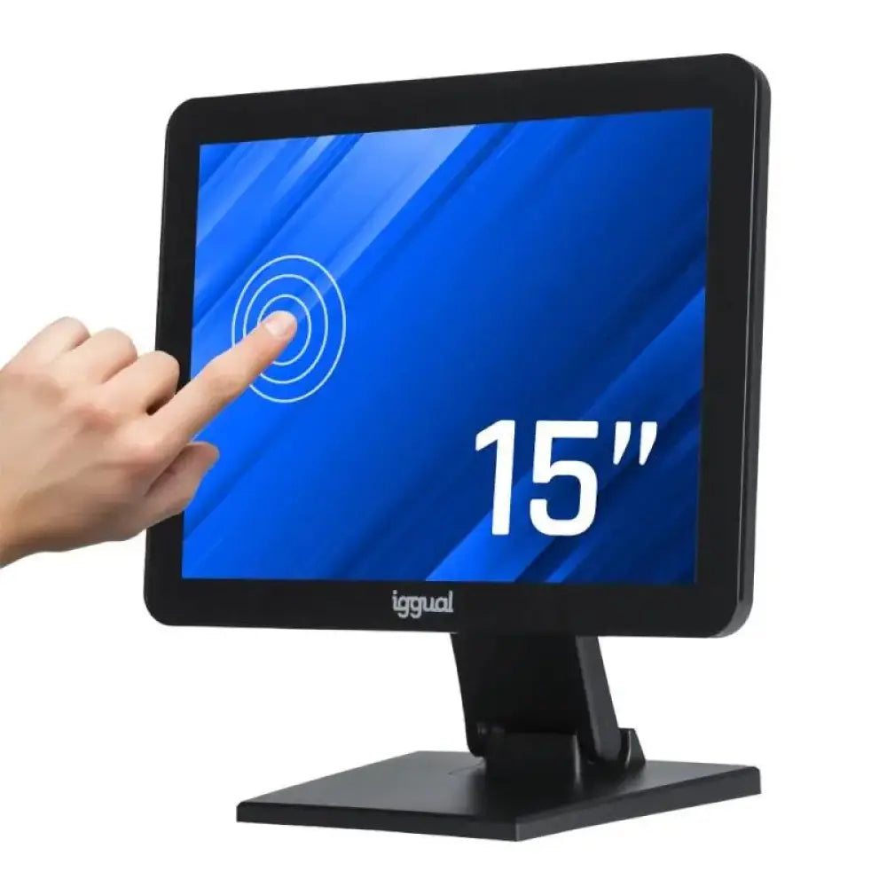 iggual Monitor táctil capacitivo 15" VGA HDMI USB - detalle
