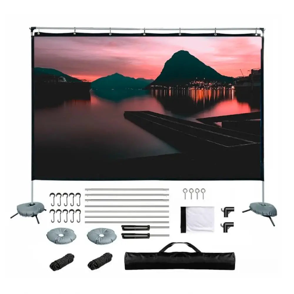 iggual Pantalla exterior portable 120" 265x149 cm - detalle