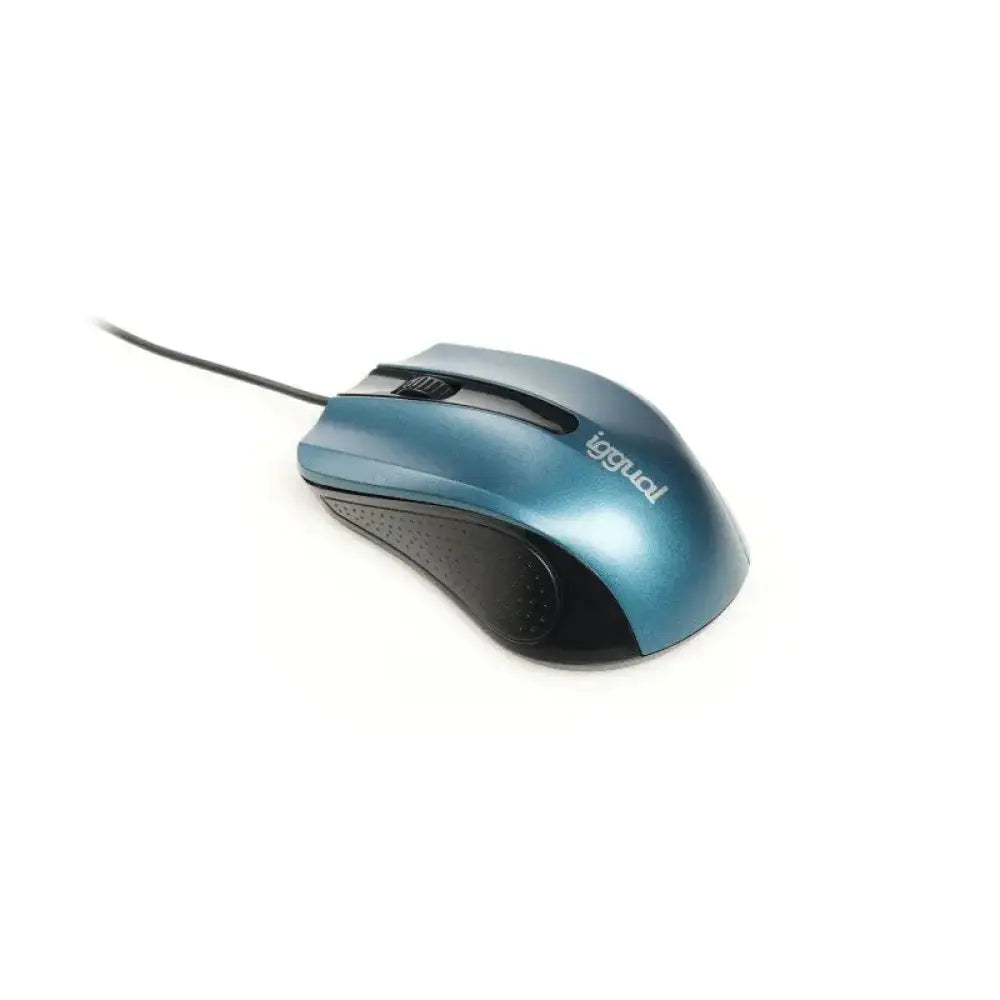 iggual Ratón óptico COM-ERGONOMIC-RL-800DPI azul - detalle