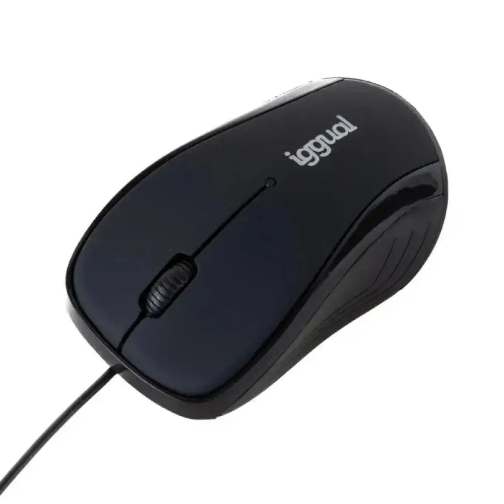 iggual Ratón óptico XS-KIDS-1600DPI negro - detalle