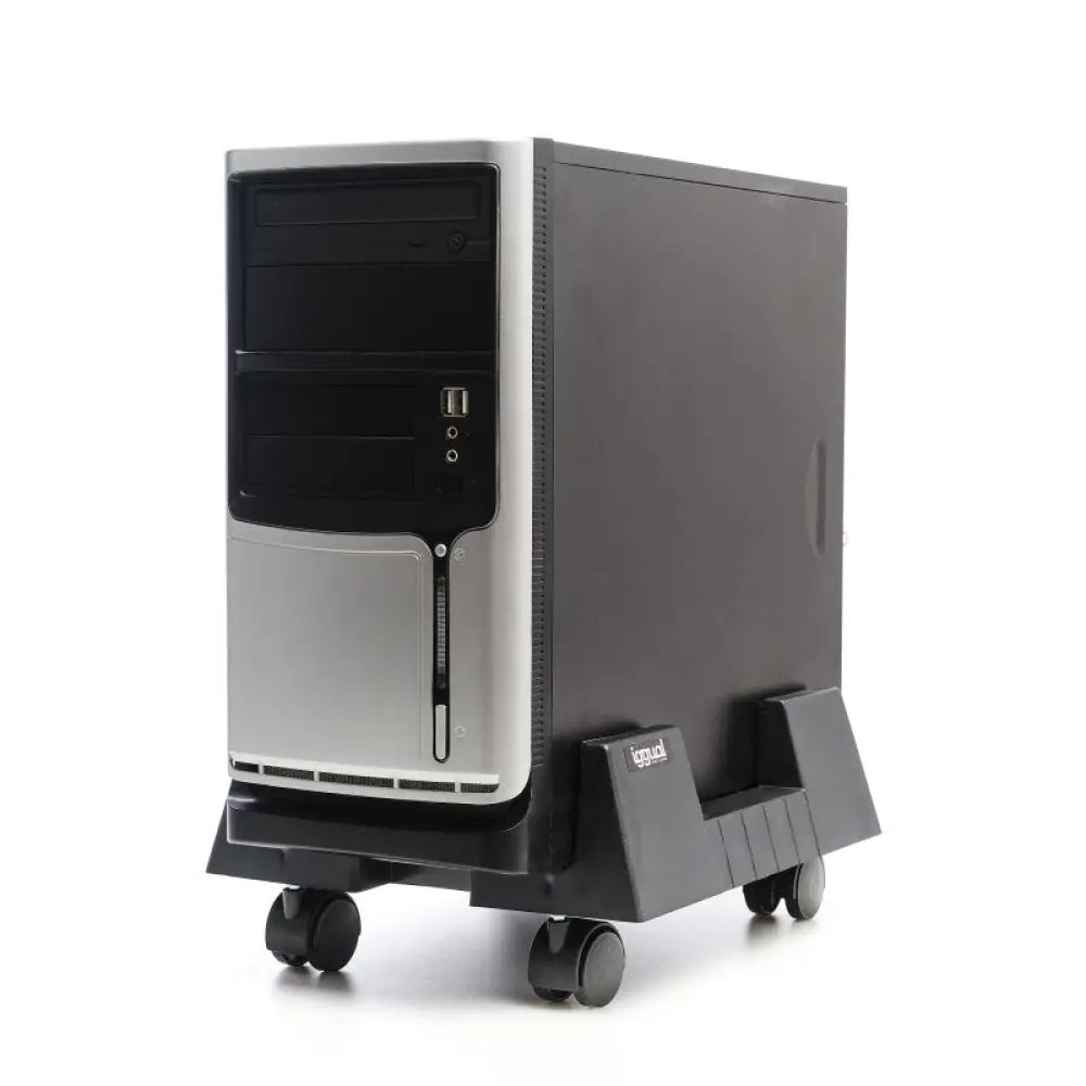 iggual SOP1 Soporte CPU ajustable con ruedas - detalle