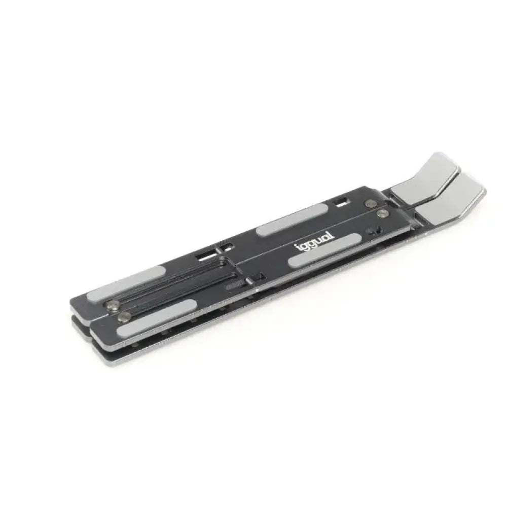 iggual Soporte elevador plegable portátil 17" gris - detalle