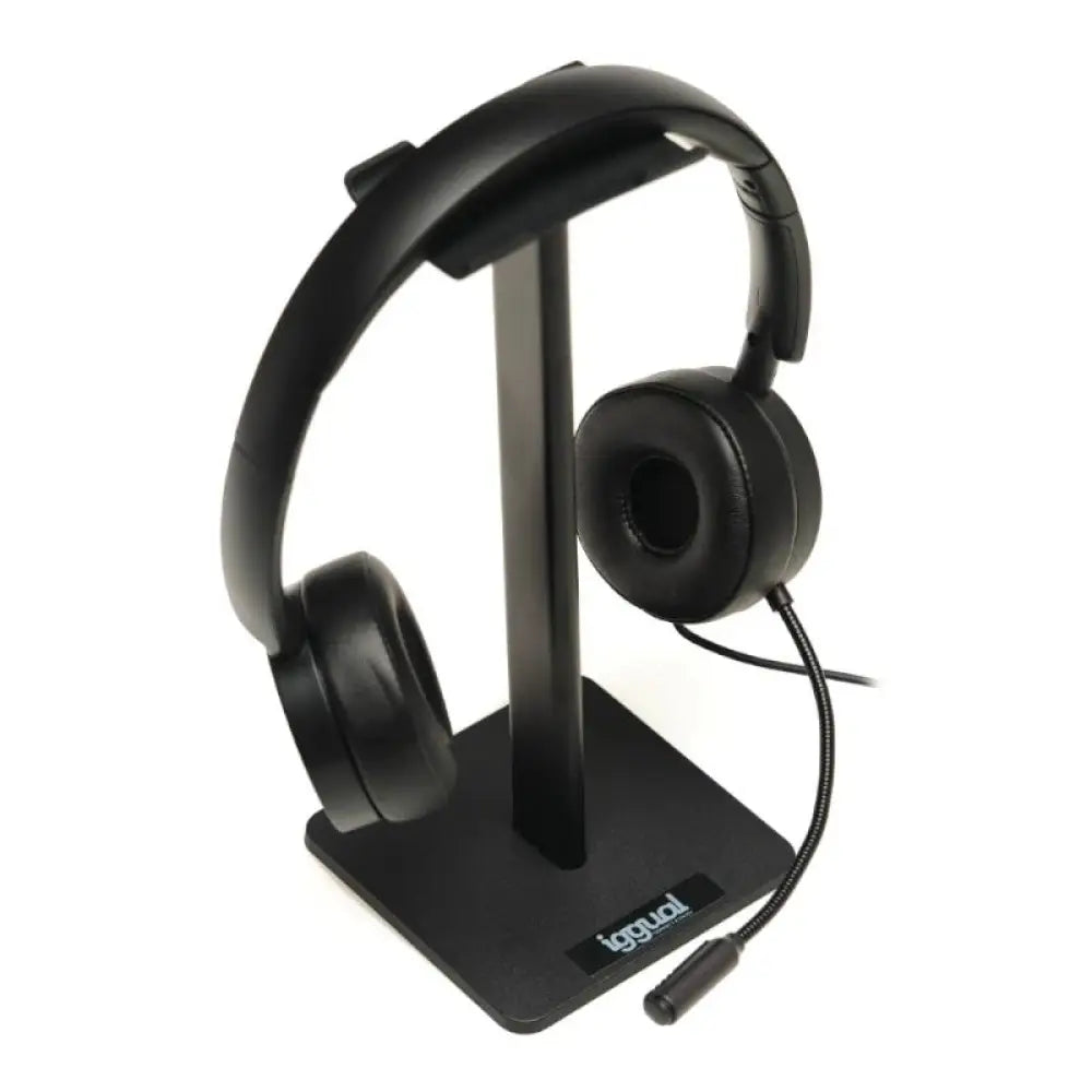 iggual Soporte para auriculares SA22 negro - detalle