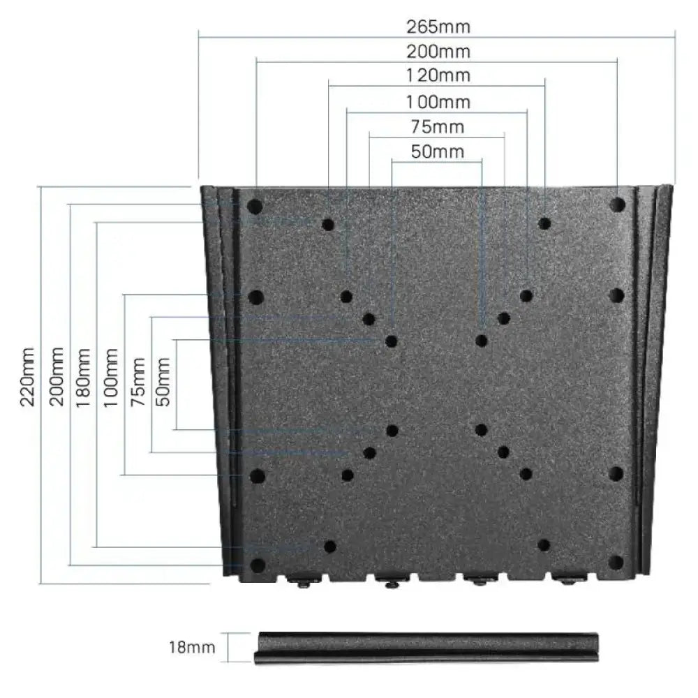 iggual SPTV01 Soporte TV pared Fijo 10"-42" 30 kg - detalle