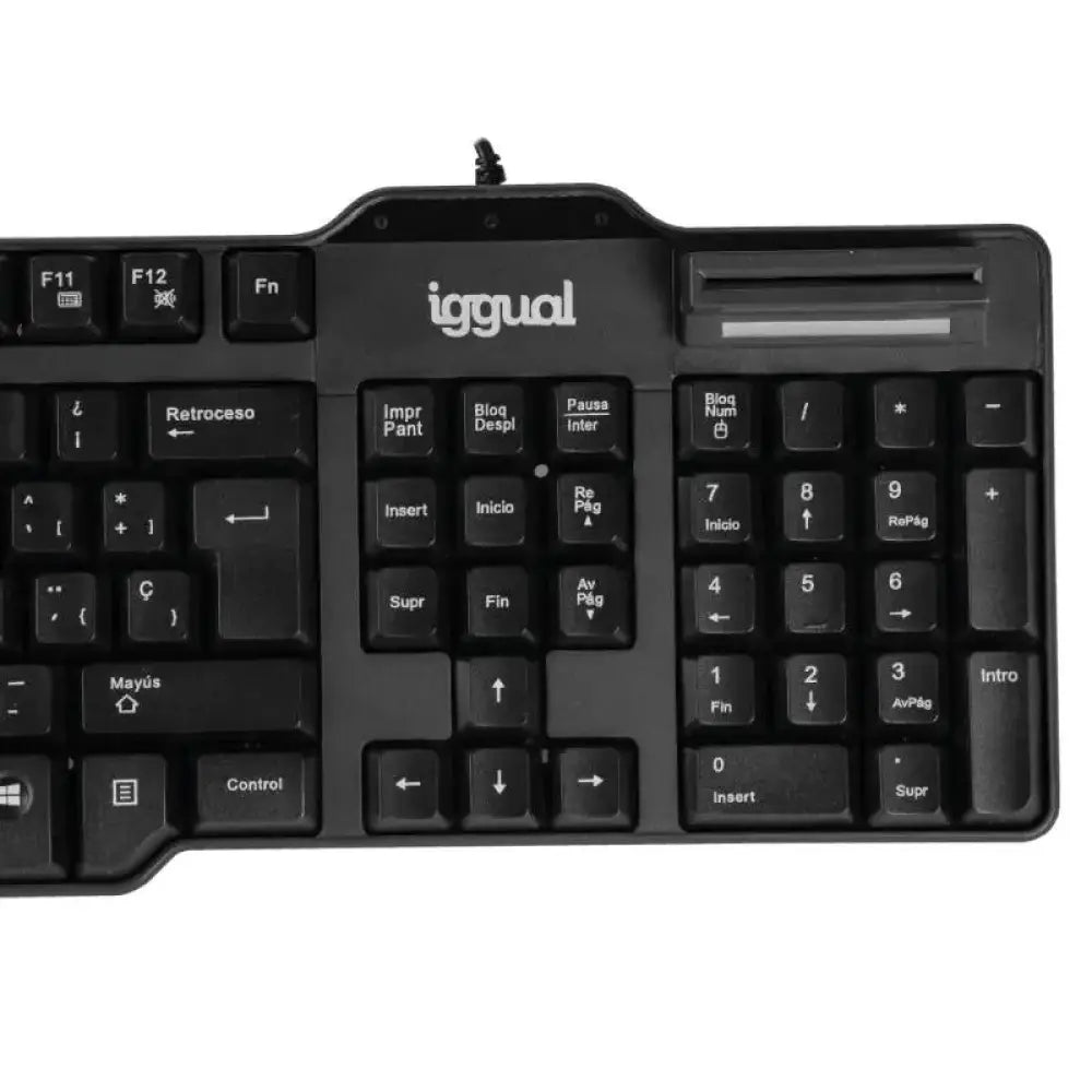 iggual Teclado con lector DNI CK-ID-DNI SMARTcard - detalle